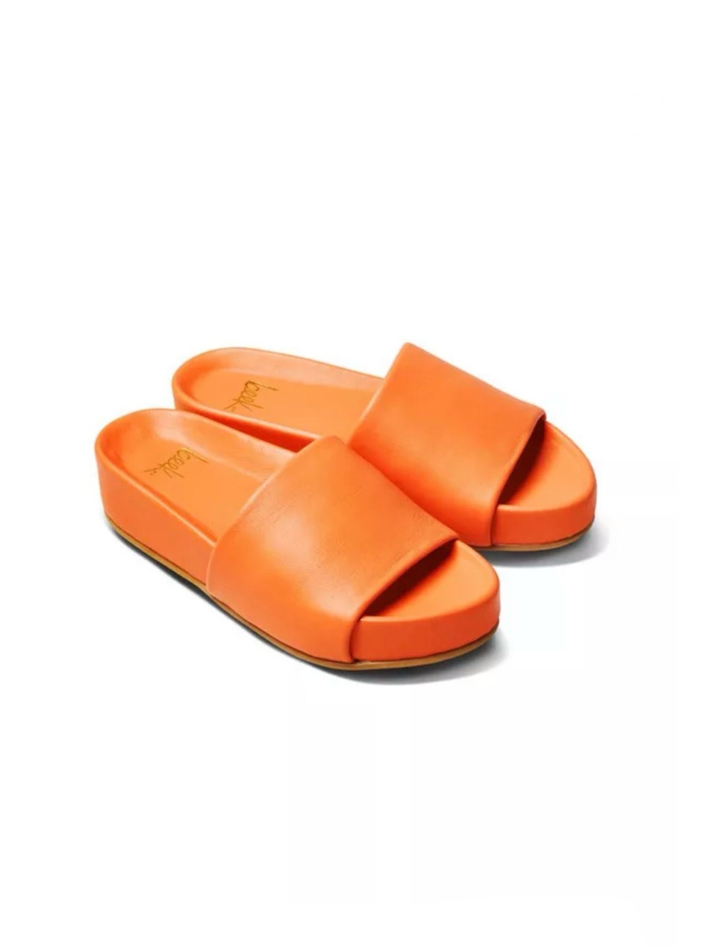 beek Orange Slide Sandals